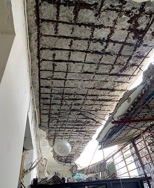 蘆洲區永安南路二段一處社區經鑑定是海砂屋,住戶已凝聚頗高共識走都更重建,新北市府也協助劃定更新地區,降低都更事業計畫送件門檻。圖/新北市都更處