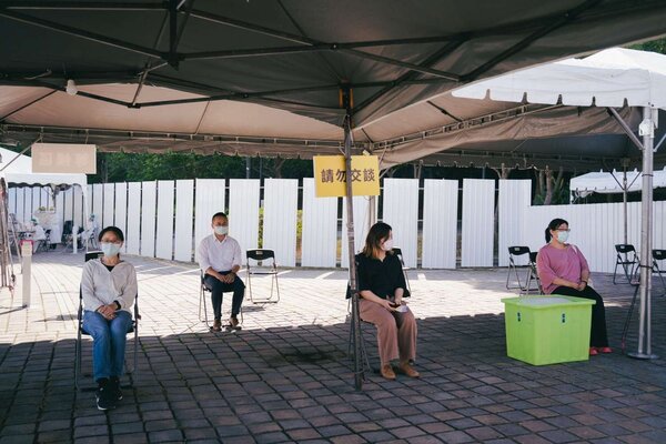 竹科社區篩檢站今啟用。圖／新竹市政府提供
