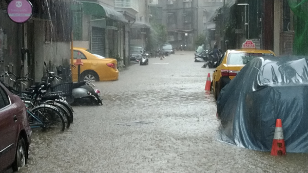 淹水 圖／台北市政府提供