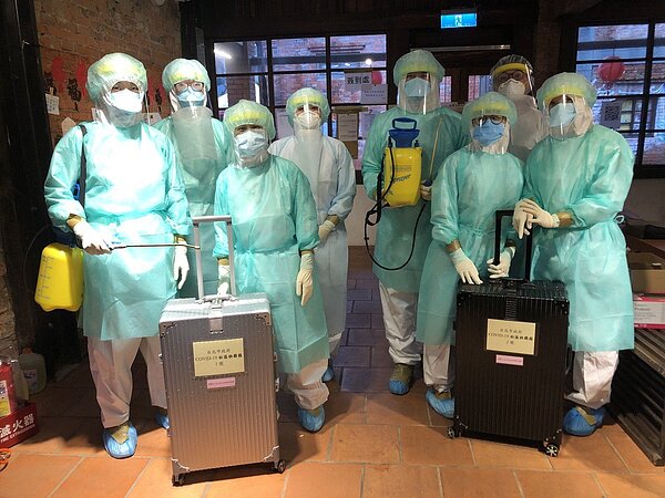 台北市機動快篩隊,將前進環南市場、第一果菜批發市場、雙和市場、虎林街市場、濱江市場外攤、北投市場外攤等人潮較多的6處市場,希望快篩後了解感染狀況。圖/北市府提供