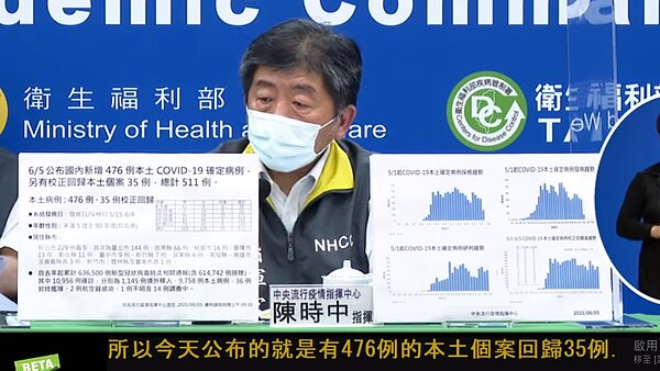 圖/擷取自疾管署youtube直播