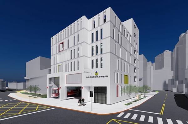 消防局興隆分隊新建工程 圖/臺北市政府工務局新建工程處