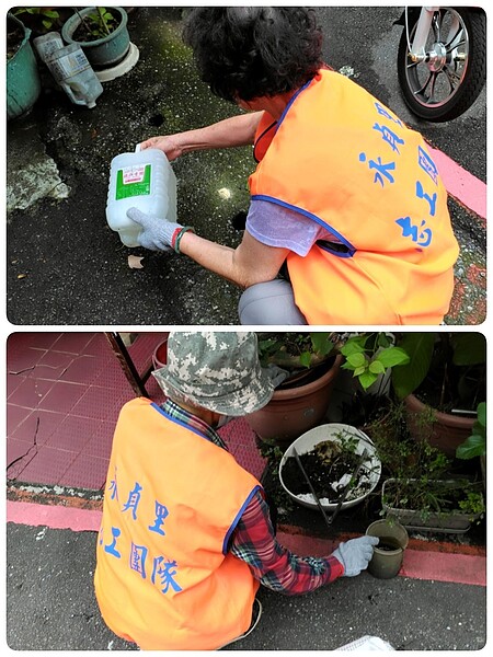 永貞里清潔隊志工。圖/擷取自永貞里臉書粉專
