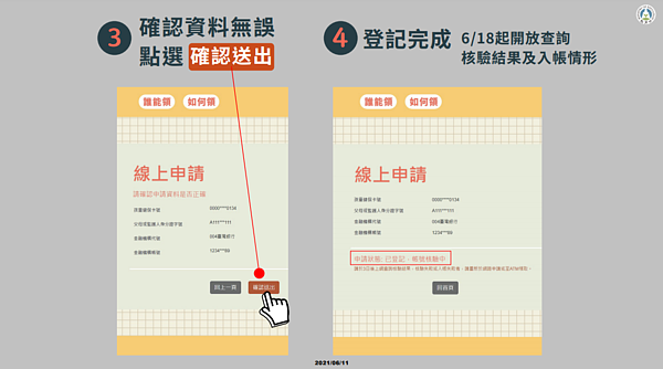 網路申請步驟。圖/教育部提供