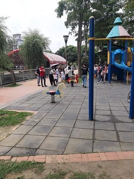 南新莊最大的共融式公園。圖/彭柔安翻攝