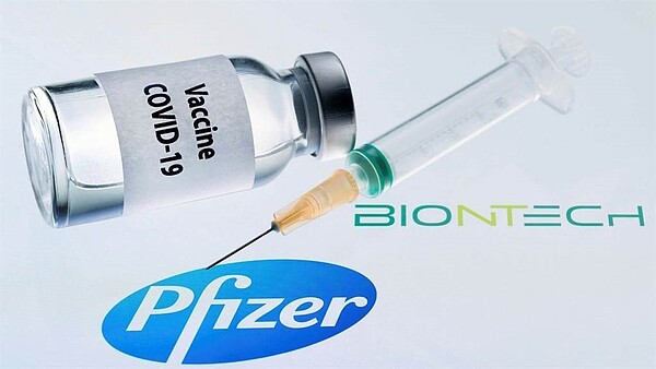 BNT疫苗示意圖。（圖／Pfizer）