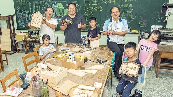 新店 屈尺國小 創客 創意 木工教室 學習 新店樂生活