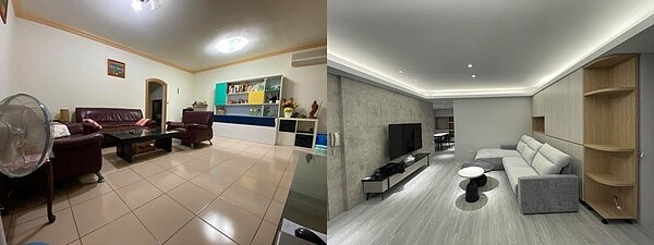 女星黃沐妍在南港買下中古屋重新翻新。圖/截自黃沐妍臉書