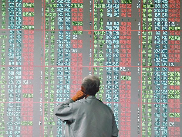 台股示意圖。 聯合報系資料照片