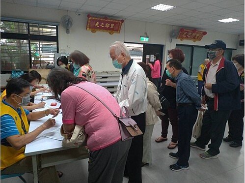 疫苗施打活動。圖／林禎吉里長提供