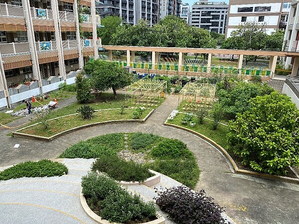 清江國小打造全台北市唯一綠園生態教育。圖/柯彤陵攝
