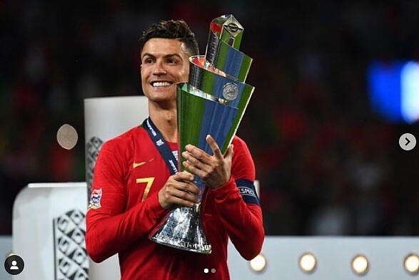 葡國當家球星C羅(Cristiano Ronaldo)。圖/取自Cristiano Ronaldo Instagram 帳號