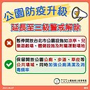 北市公園設施暫停使用　延長至三級警戒解除為止