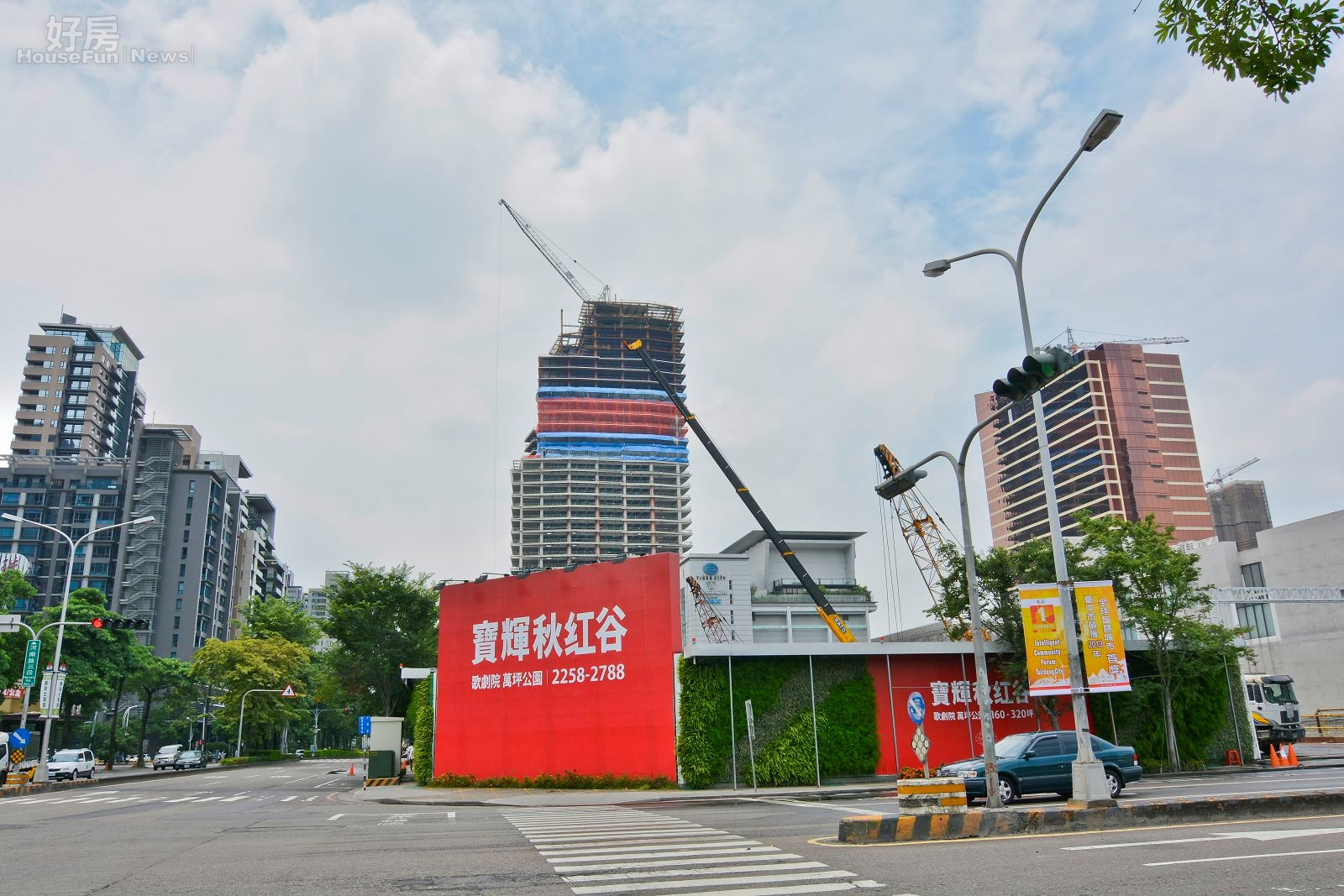 台中七期寶輝秋紅谷基地。(圖/好房News記者陳韋帆/攝影)