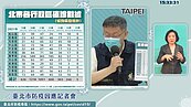 台北市場群聚連環爆　柯文哲：沒那麼嚴重