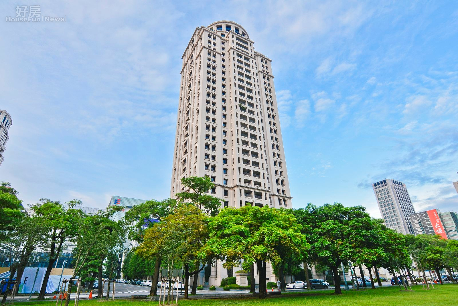 台中七期聯聚信義大廈。(圖/好房News記者陳韋帆/攝影)