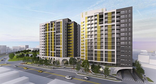 「鶯陶安居」將興建380戶社會住宅,預計2025年完工,社宅位置接近鶯歌陶瓷老街,未來擁有捷運三鶯線的便利交通機能。圖/國家住都中心