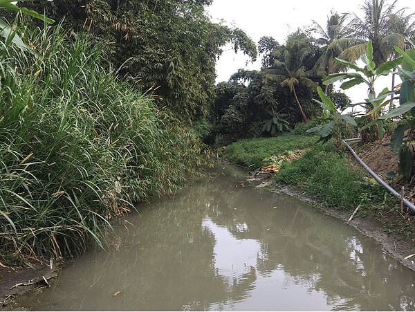 高雄市美濃湖下游排水全長約2公里,周邊常淹水,水利局將展開整治工程。圖/高雄市水利局提供