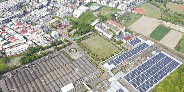 南紡仁德廠空拍圖。圖/南紡提供