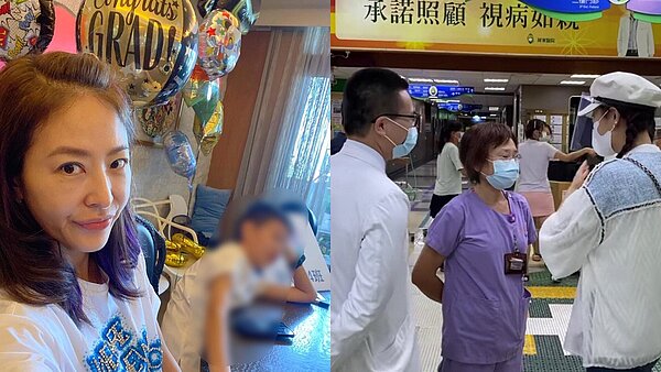 賈永婕全台各地親送醫療物資,讓醫護人員感動落淚。圖/截自《賈永婕的跑跳人生》臉書