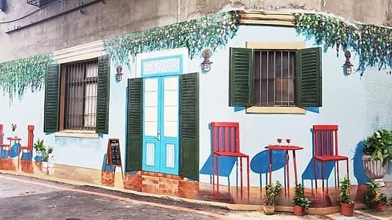 安享晚年的好厝邊。圖／姜靜枝攝