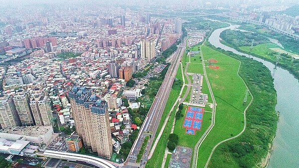 中和秀朗橋北側開發案範圍。圖/新北市政府提供