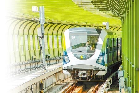 
台中捷運綠線正式營運，提供便利大眾運輸。（本報資料照片）
