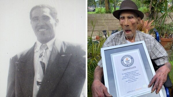 波多黎各112歲的馬奎茲榮登金氏世界紀錄最長壽男性人瑞的寶座。圖／取自金氏紀錄官網