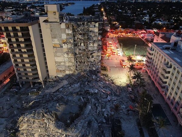 工程師認為，日前倒塌的「尚普蘭大廈南棟康斗公寓」很有可能是豆腐渣工程。圖／截自維基百科