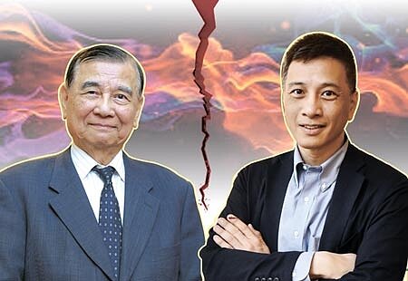 圖左為黃茂雄，右為黃育仁。圖∕本報資料照片