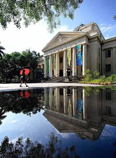 台博館本館外觀。(圖擷取自台博館官網)