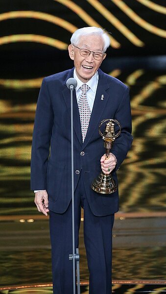 高振鵬2018年榮獲金鐘獎特別貢獻獎。 圖／聯合報系資料照
