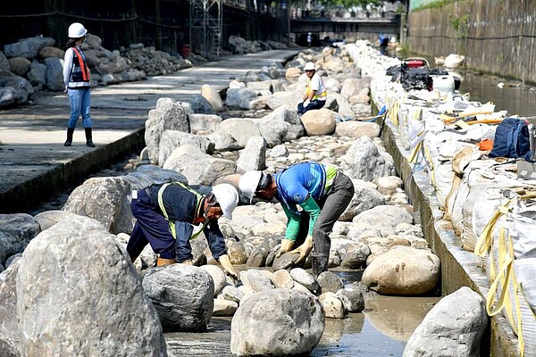 中和藤寮坑溝排水工程。圖/新北市政府提供