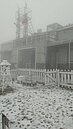 銀白世界！玉山站下午突然降雪　積雪達2公分深