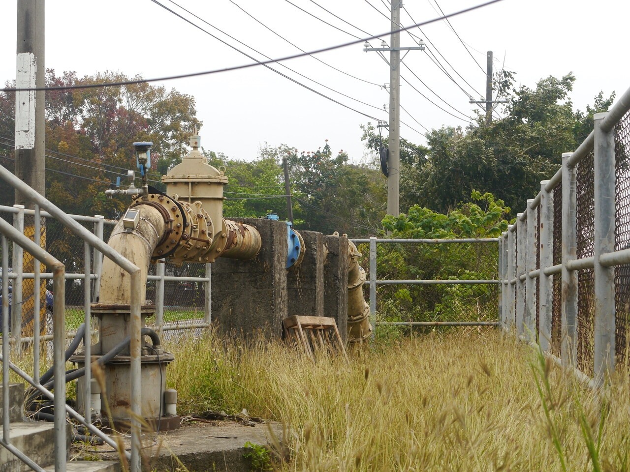 高雄旗山手巾寮開鑿14口深水井，每日抽水10萬噸供應北高雄居民使用。圖／聯合資料照