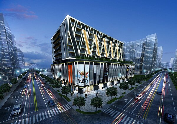 高雄市凹子底停車場BOT案完工模擬圖。圖／高雄市交通局提供
