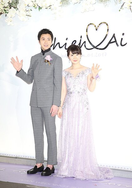 福原愛(右)與江宏傑(左)傳出婚變。圖/聯合報系資料照