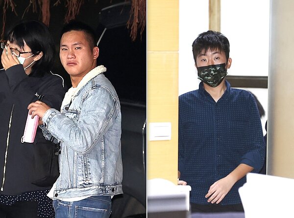 維多利亞建設集團董座邱明宏兒子(左)邱信嘉與女兒(右)邱文思。圖/記者蘇健忠攝影