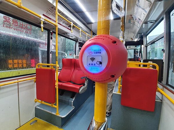 桃園市交通局去年起試辦公車讓座系統,不過成效不佳,市府統計平均每月僅用70次。圖/聯合報系資料照