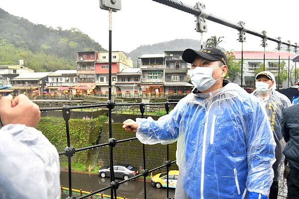 新北市平溪區靜安吊橋整修完工啟用典禮。圖/新北市政府提供