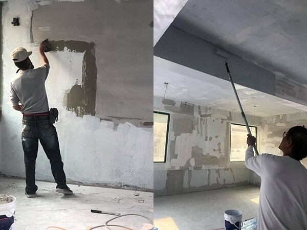 日前一名屋主表示,他以55000元的價格請油漆師傅幫住處重新上漆,看到師傅的細心處理及施工態度,大讚超值得。圖/翻攝自《爆廢公社二館》