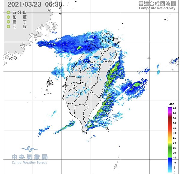 強烈大陸冷氣團稍減弱,今各地氣溫稍回升;北部、東半部地區及中南部山區有零星短暫雨,其他地區及澎湖、金門、馬祖為多雲。圖/氣象局提供