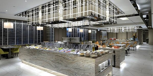 板橋凱撒大飯店「朋派」餐廳。圖／板橋凱撒大飯店