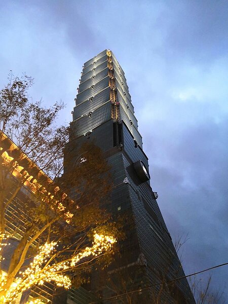 夜晚的台北101非常浪漫。圖／吳佳燕攝