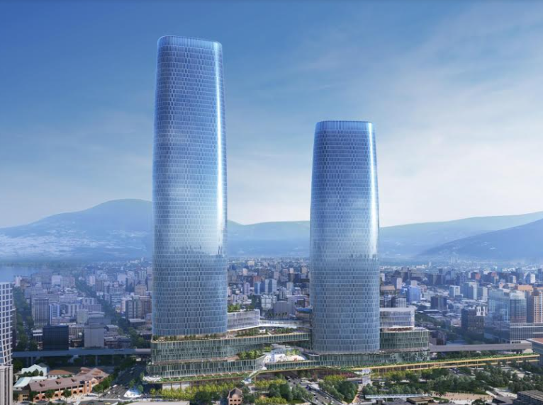 台北雙子星 圖:臺北市政府捷運工程局