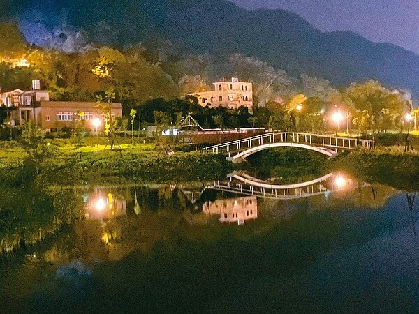 石門水庫改善及新建工程計畫包含夜間遊憩設施,市議員李柏坊盼留住遊客,刺激地方經濟。圖/李柏坊提供