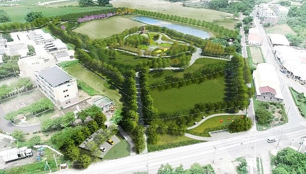 台南市府投入5500萬開發溪北鹽水公20 觀光軸帶、特色公園。圖/台南市政府提供