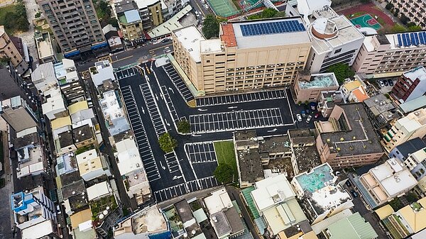 新竹市中心民權路停車場31日將啟用。圖/新竹市交通局提供