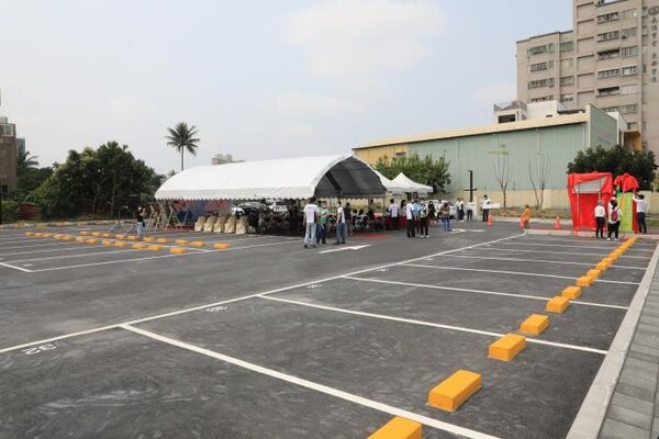 永康區新增78席汽車停車場。圖／台南市政府提供