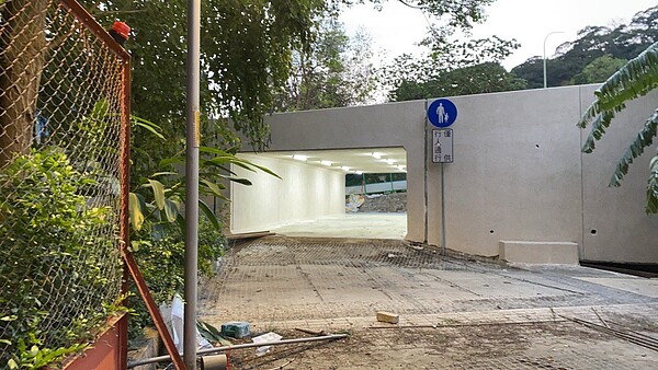 山佳4號道路月底完工,未來啟用將可緩解山佳往返鶯歌的交通。圖/新北市工務局提供